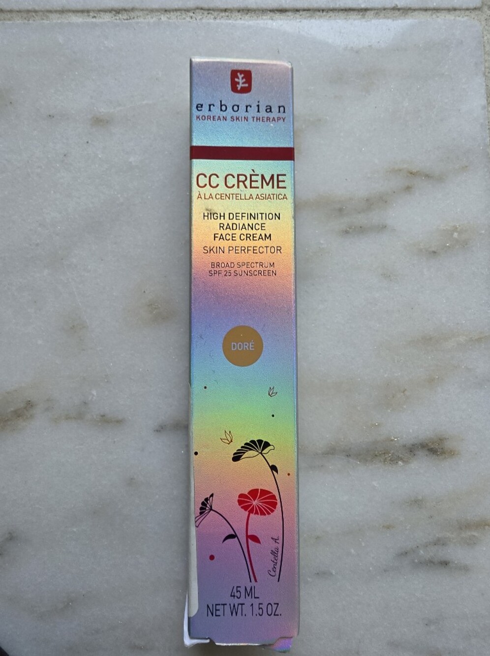 Erborian CC Crème High Definition Radiance Face Cream - Doré (45 ml)